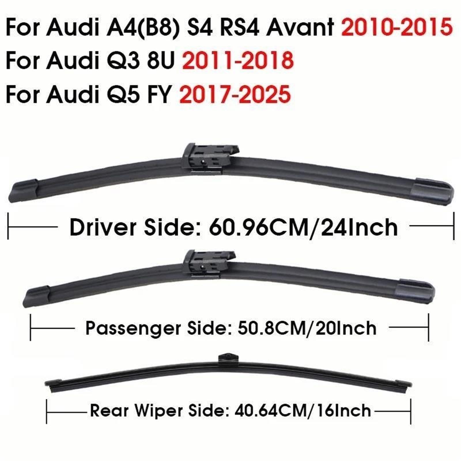 Wycieraczki samochodowe Dla Audi A4(B8) 2010-2015