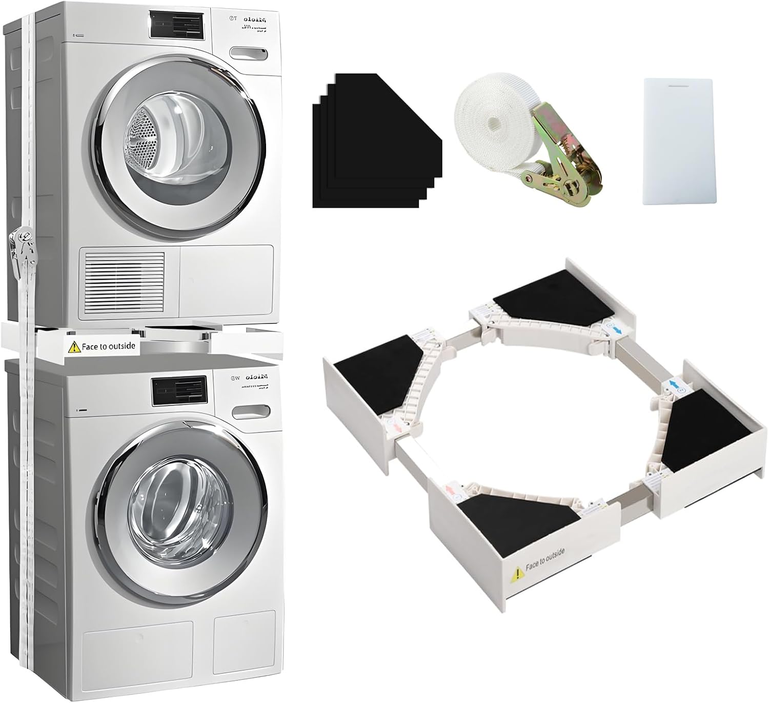 Amazon.com: Universal Washer Dryer Stacking Kit for 24-29 Inch Front ...