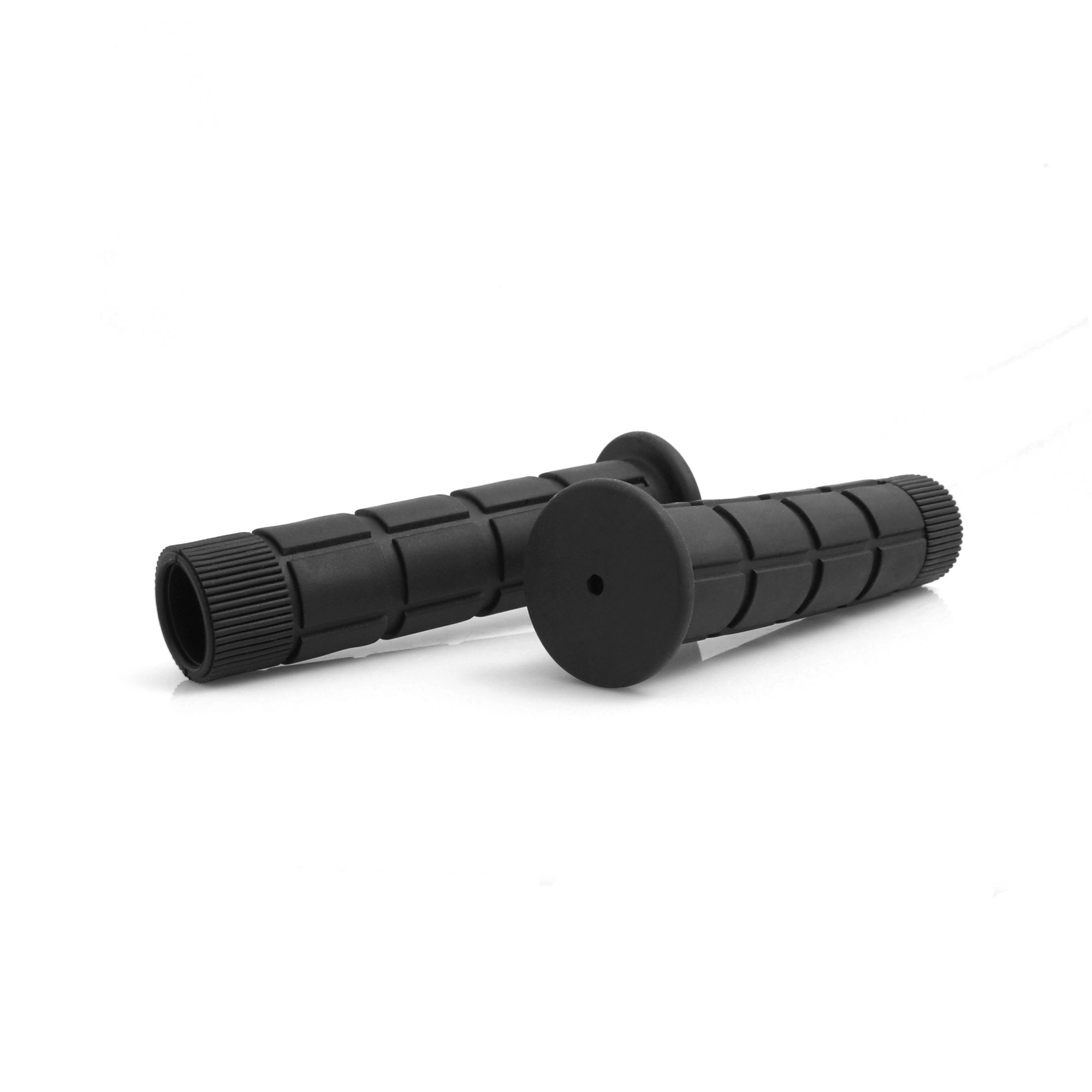LORESJOY MTB Fietshandgrepen van Rubber, 1 Paar Fietsstuurbescherming, Zacht, Antislip, Ergonomisch, met Doppen Aan de Uiteinden, voor Mountainbike /Racefiets/MTB(Blauw