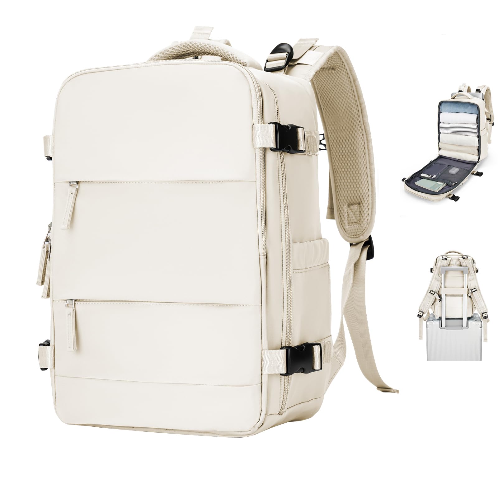 SZSYCN Borse da cabina per Ryanair 40x20x25 Bagaglio a mano Easyjet 45x36x20,zaino viaggio 40x20x25 Ryanair,zaino casual per laptop da 14 pollici per scuola con porta di USB
