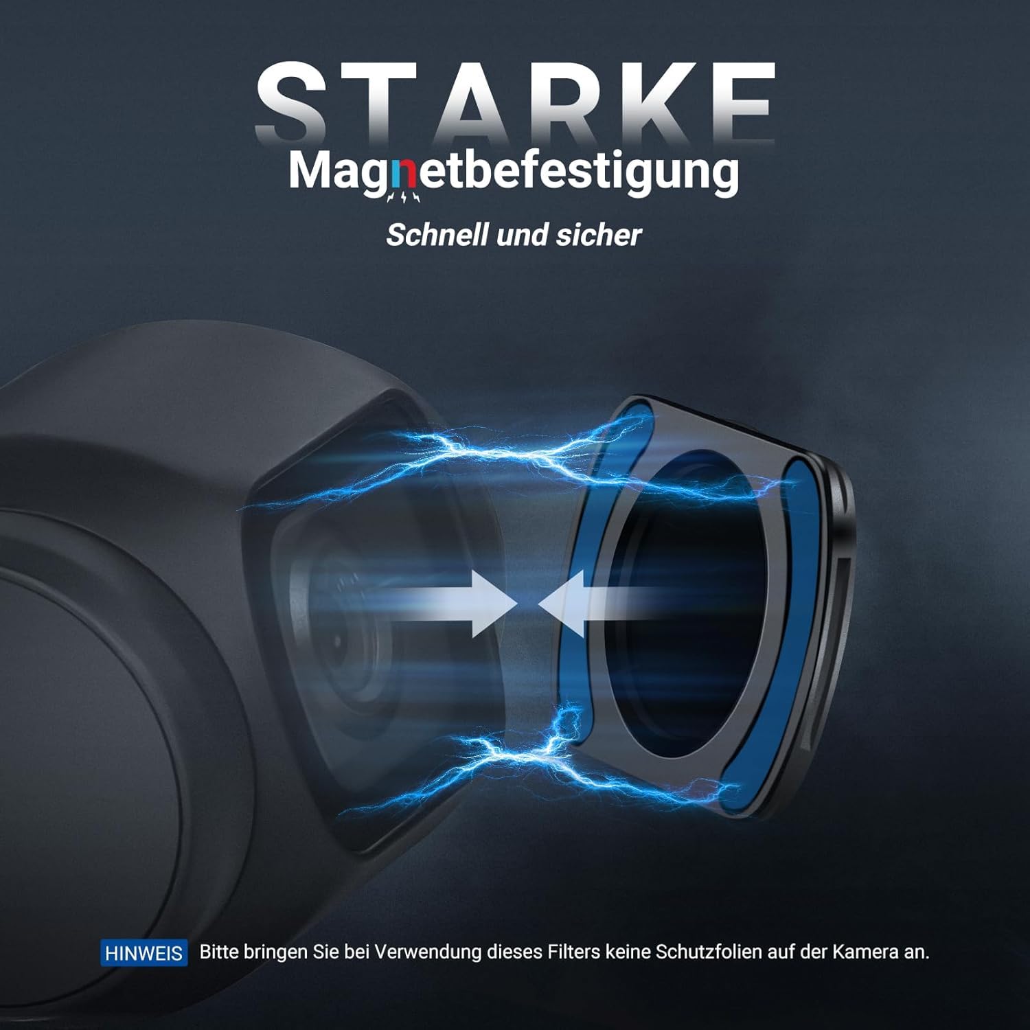NEEWER Magnetisches ND und CPL Filterset, kompatibel mit DJI Osmo Pocket 3 / Pocket 4 / Xtra Muse, ND16 + ND64 + ND256 Set mit ND und Zirkularpolarisationsfiltern für Actionkameras