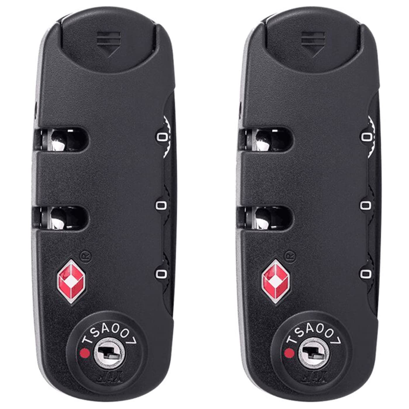 TSA 007 bagagli sicuri 3 cifre combinazione serratura valigia borsa codice lucchetto riparazione YF-S010 #