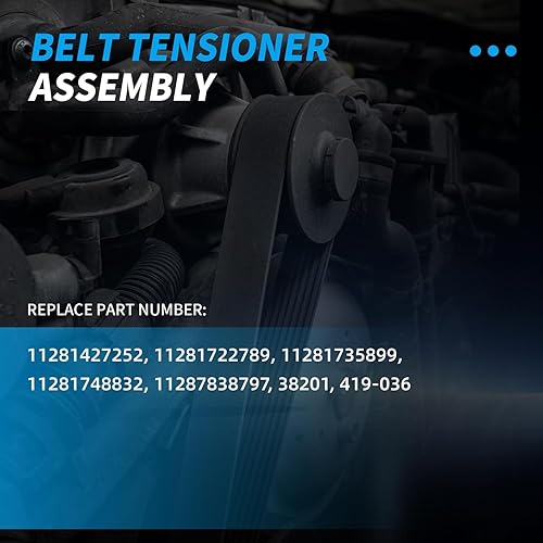 Miniatura 2 de 38201 Conjunto de polea tensor de correa para BMW X3 X5 Z4 Z3 320i 323ti 323Ci 323i 323is 325Ci 325i 325xi 328Ci 328i 328is 330Ci 330i 330xi 525i