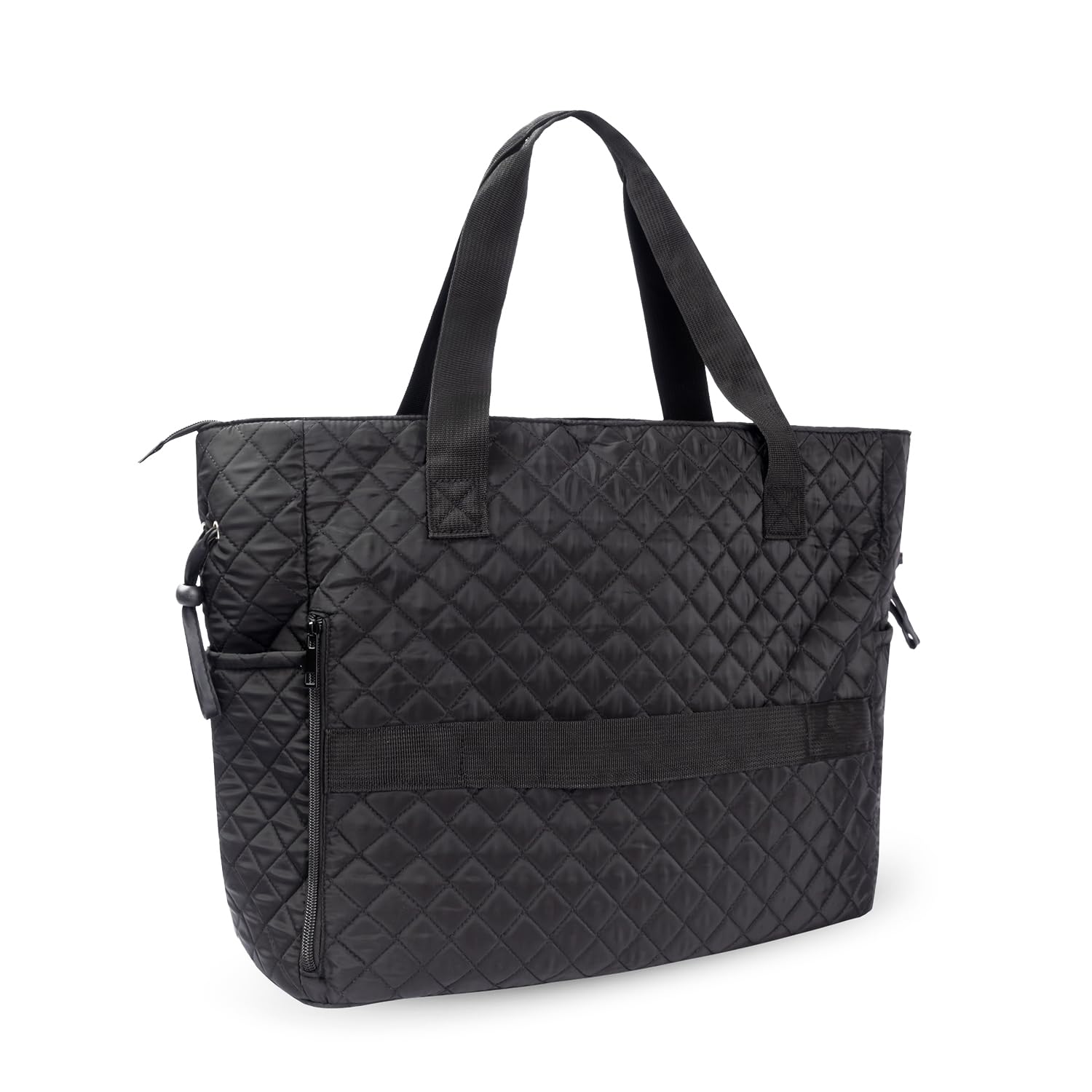 Jayour Premium Quality Quilted Tote Bag for Women - Ideal for Traveling, School and Work | Perfect Combination of Durability, and Style | Includes Spacious Interior and Insulated Food Compartment