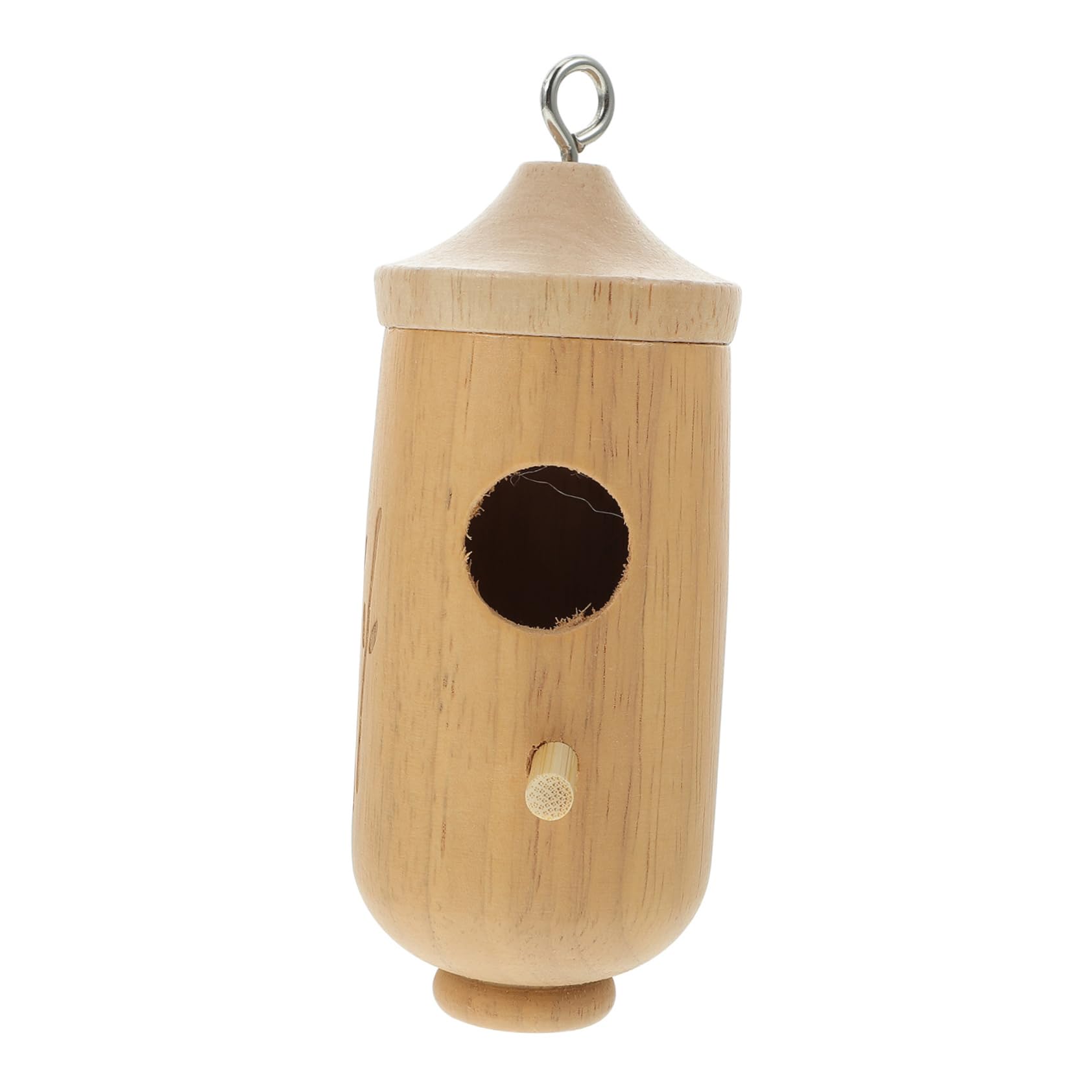 Nichoir extérieur en bois suspendu kaki pour décoration de jardin et nid d'oiseau sauvage