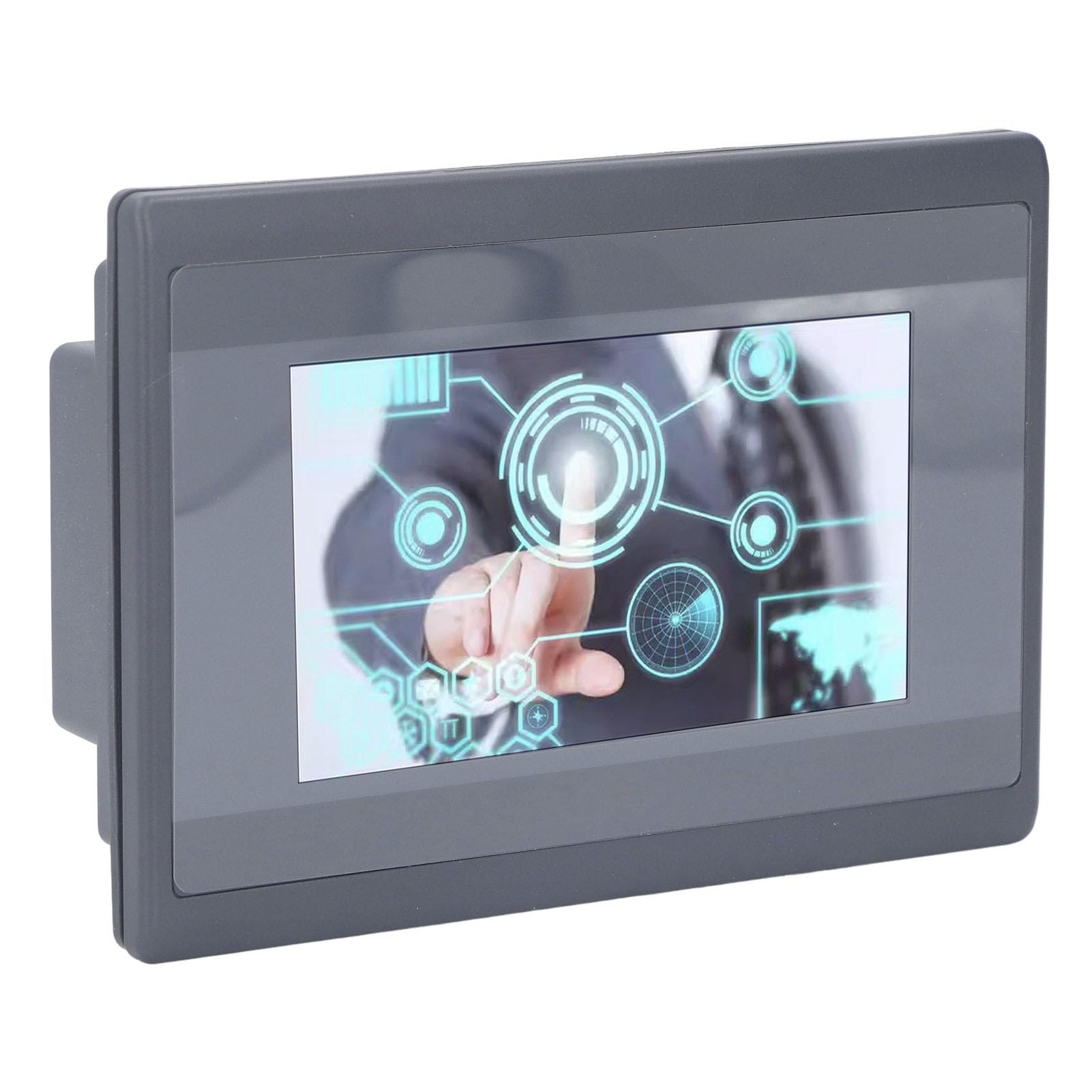 Pantalla Táctil PLC HMI 4,3 Pulgadas Todo en 8 Salidas Relé DC24V Procesador 32 Bits 240MHz Industrial para Automatización Controlador