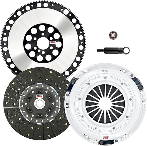 ClutchMax PRO Performance Stage 2 Kit de embrague con volante Chromoly compatible con Chevrolet Camaro SS 6.2L LS3 2014 2015 Camaro Z28 7.0L LS7