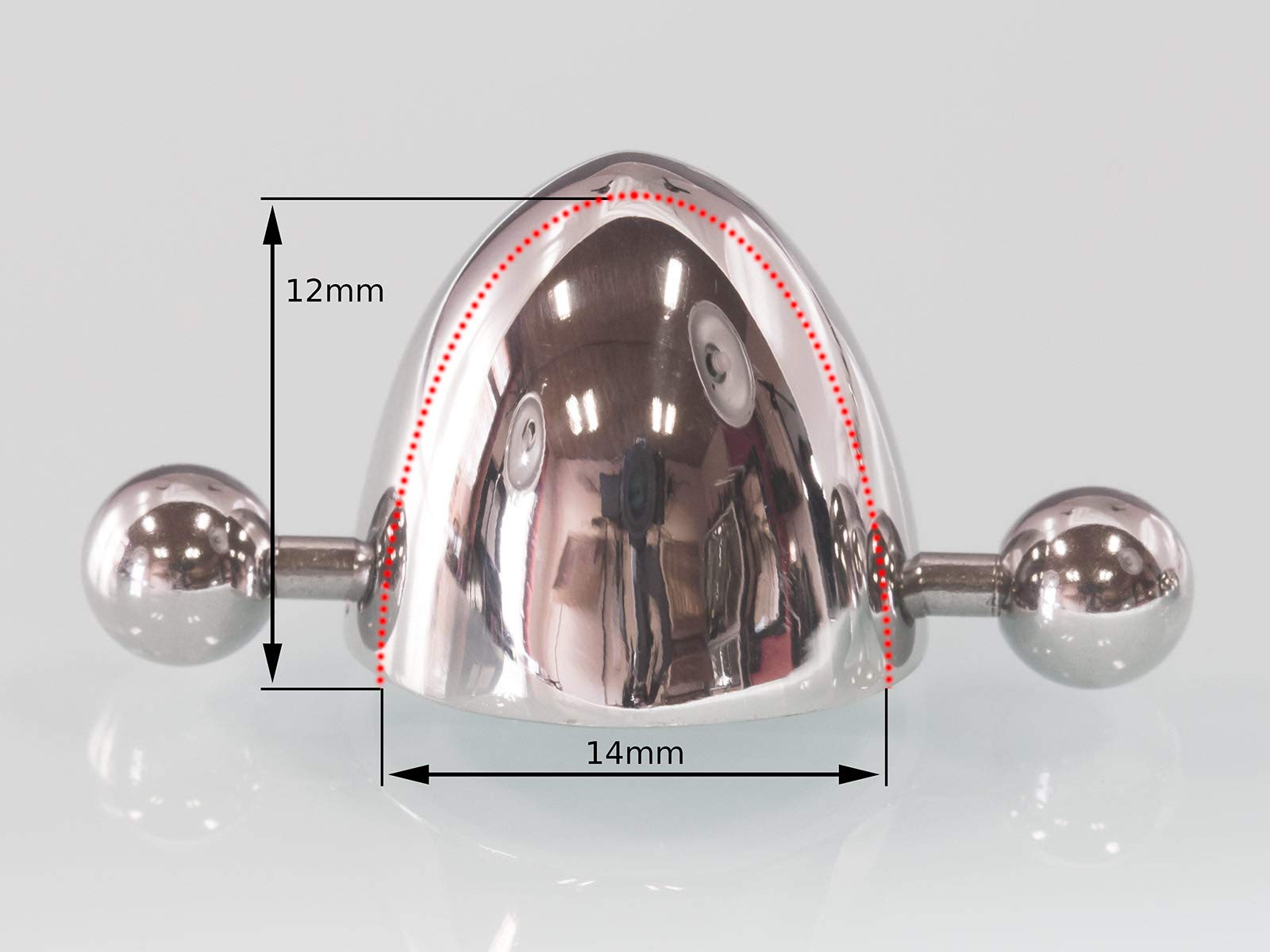 Fly Style - Nippelschild/Brustwarzenpiercing aus 316L Edelstahl für Damen