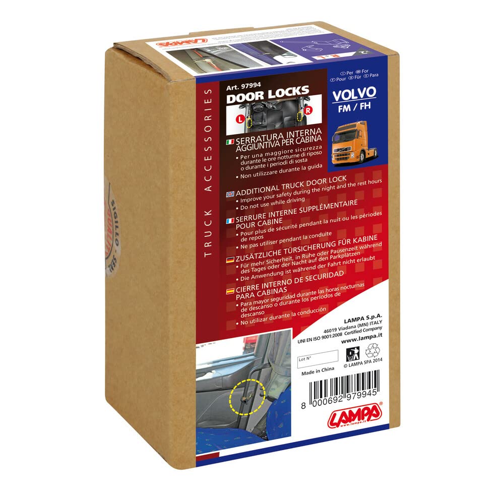 LAMPA Serratura sportello SX DX Compatibilità con VOLVO FH II 97994