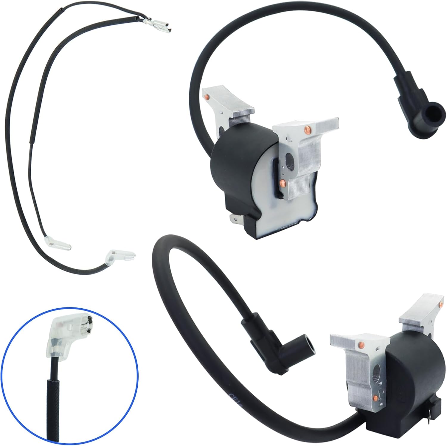 2Pcs REMEDART 0K63030SRV Ignition Coil Replacement for Generac 0G3324BSRV 0G3224A 0C3052 0D4686 0D9760 Fits for Dixie Chopper 600132 600133 for GP1500 GP1750 GTV760 GTV990 25 27 HP Portable Generator