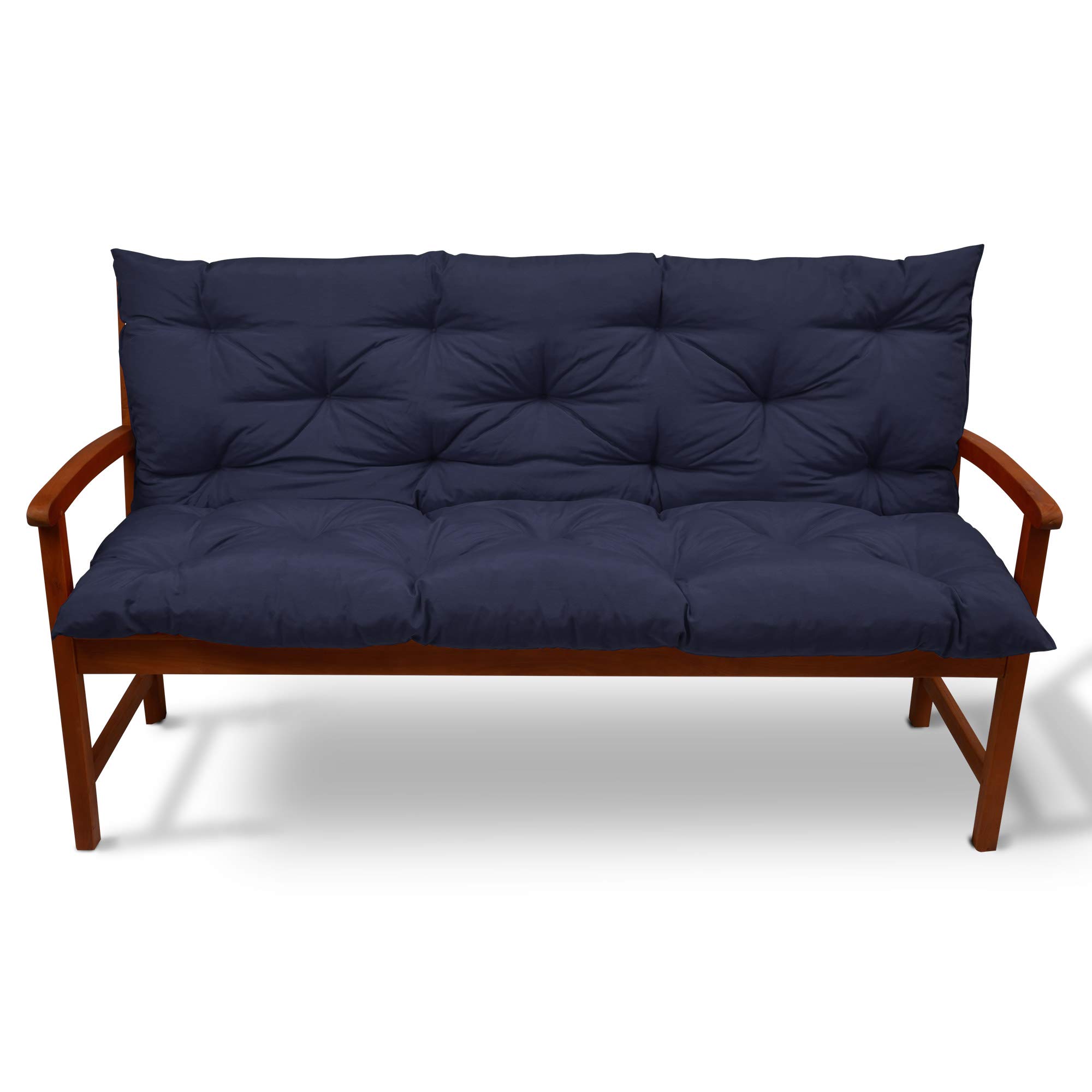 Cuscino Con Schienale Per Panchina - Imbottito Grigio 180x50x50 Cm, Qualità OEKO-TEX E Made Europe - Foto 7