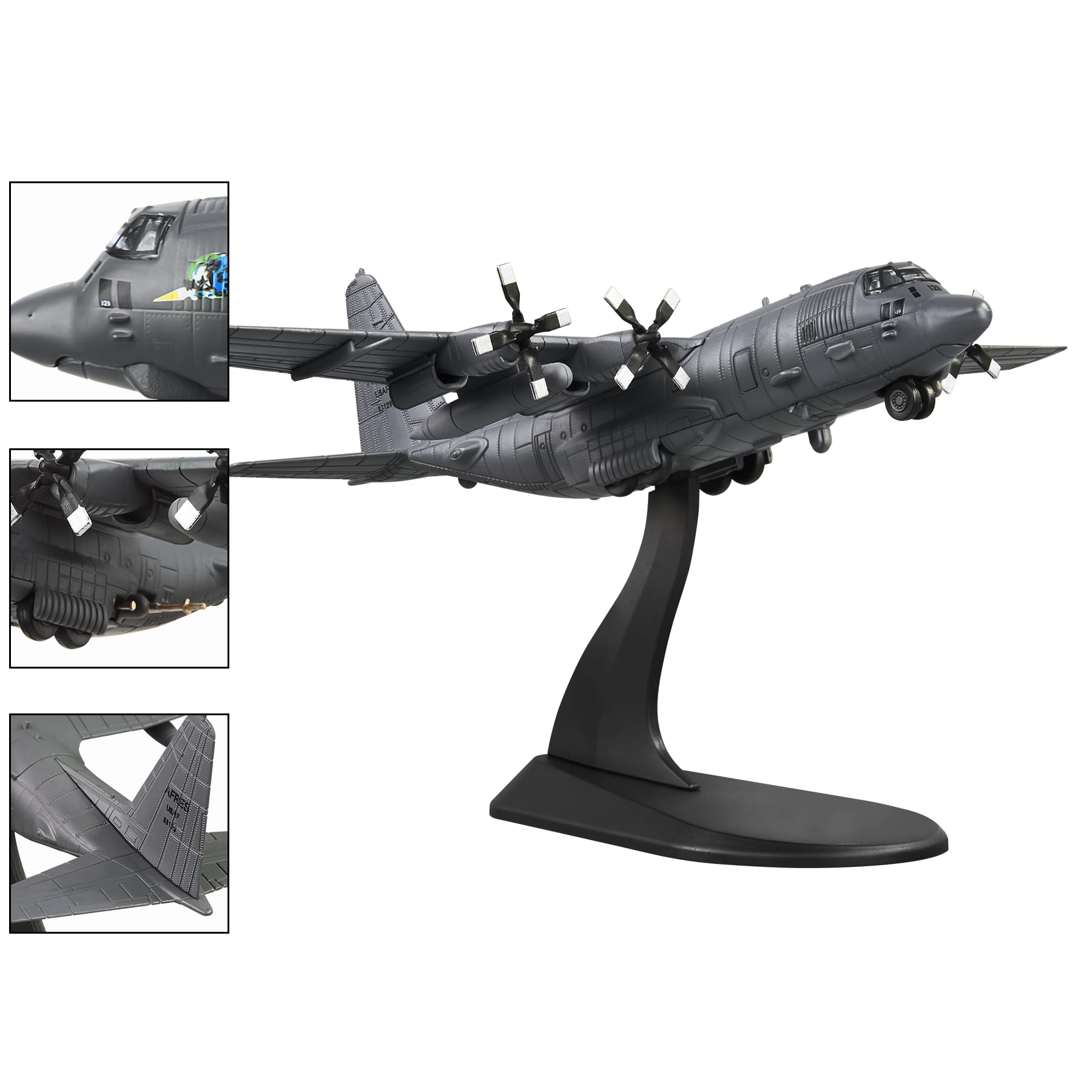 AC-130 プラモデルキット Amazon.com: Busyflies Fighter Jet Model AC130 Attack Fighter