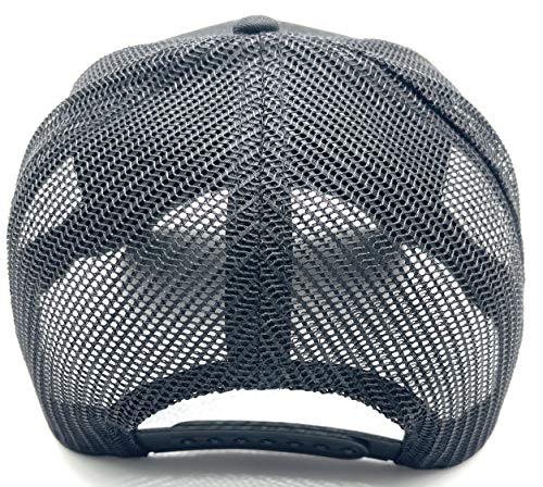 Gorra beisbolera ajustable con parche USAF malla miniatura 5