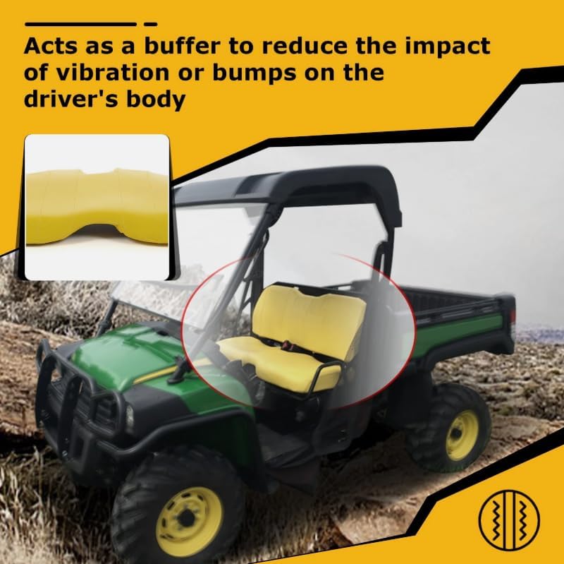 XUV 625i 825i 825M 855D 855E Gator Seat Bottom Cushion #AM140624, Replacement for John Deere OEM