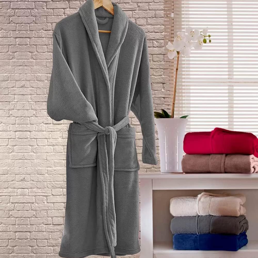 Roupão de Microfibra Home Design Corttex Chumbo G em promoção! Veja a oferta e mais achadinhos de Moda íntima Hoje é o melhor dia para comprar Roupão de Microfibra Home Design Corttex Chumbo G com aquele preço maroto! Promoção! Aproveite a oferta!