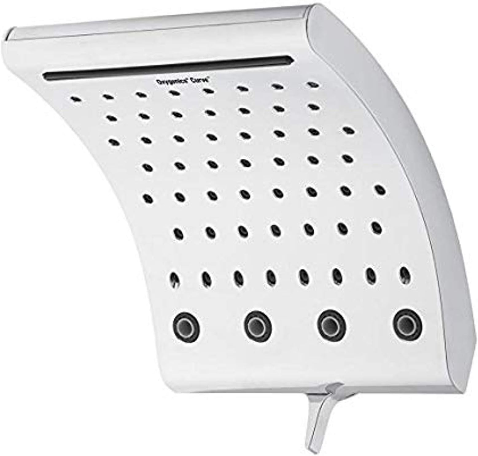 Oxygenics Curve Chrome 3-Spray Rain Shower Head Shower Head