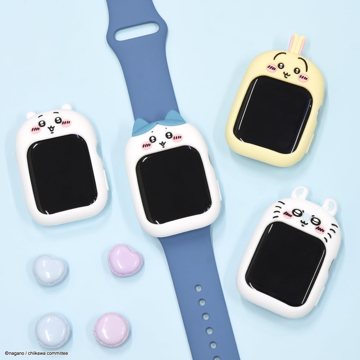 Amazon.co.jp: グルマンディーズ ちいかわ Apple Watch 41 / 40mm 対応