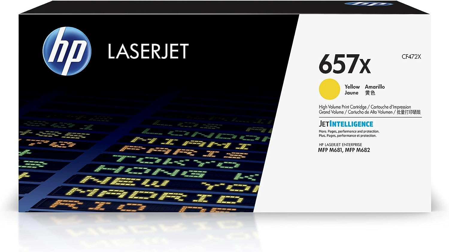 Hp Yellow 657X (Cf472x) Original High Capacity Toner Cartridge