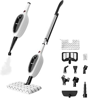 Sponsored Ad - SIMPLUS Steam Mop, 8-in-1 Steam Cleaner, 17S Heat Up, Floor Steamer Double-Sided Flip Design, Suitable for ...