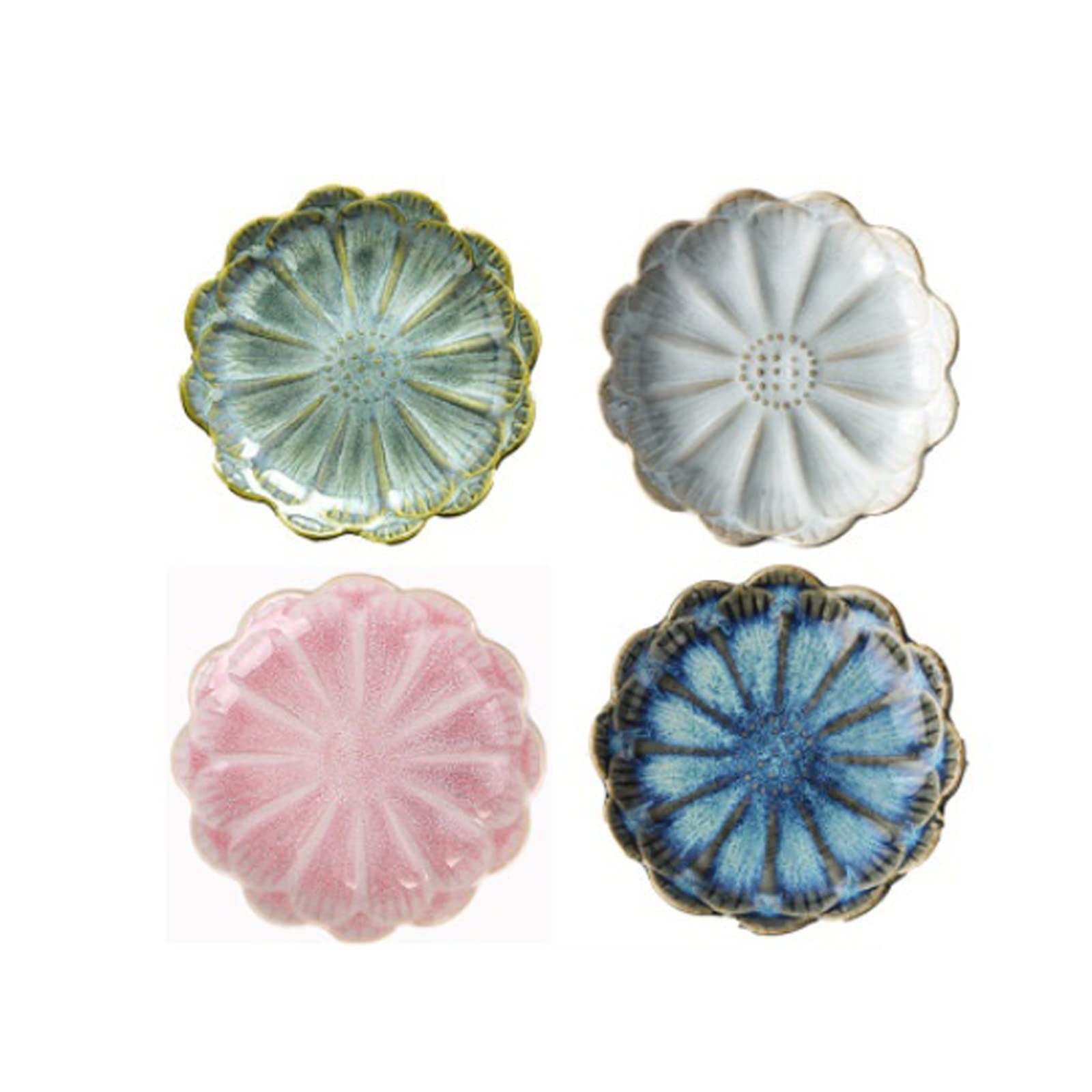 Miski do zanurzania 4 szt./zestaw ceramiczne przyprawy, sos, danie jedzenie, miski do dipów, przekąska, ocet, marynaty, danie, dom, impreza, restauracja (zestaw 1)