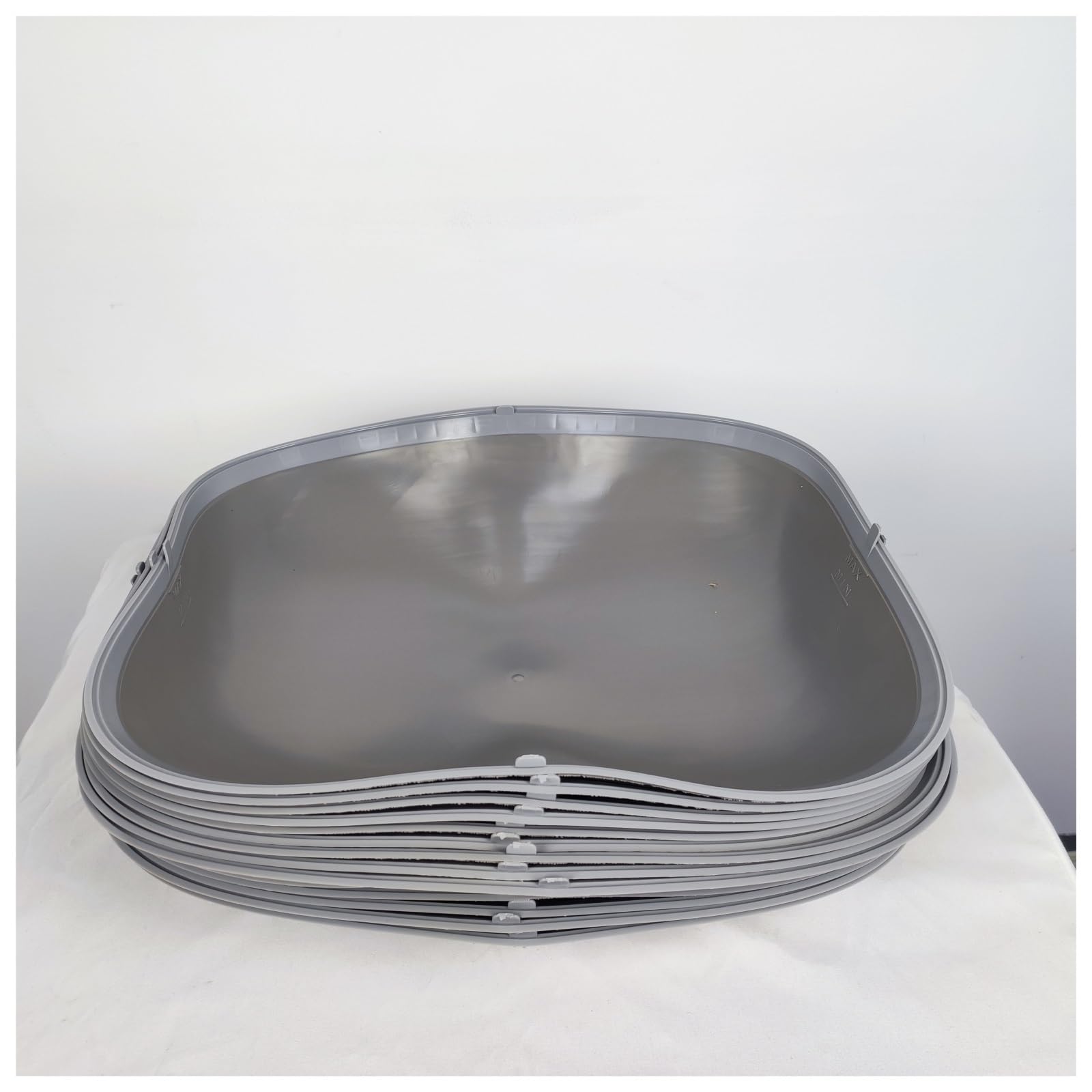 Tappetino capsula inferiore in silicone per lettiera automatica | Tappetino per parte inferiore di lettiera automatica, silicone