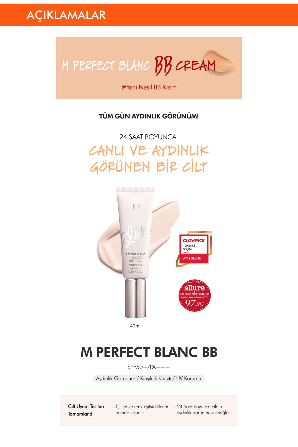 MISSHA M Perfect Blanc BB [No.19]
