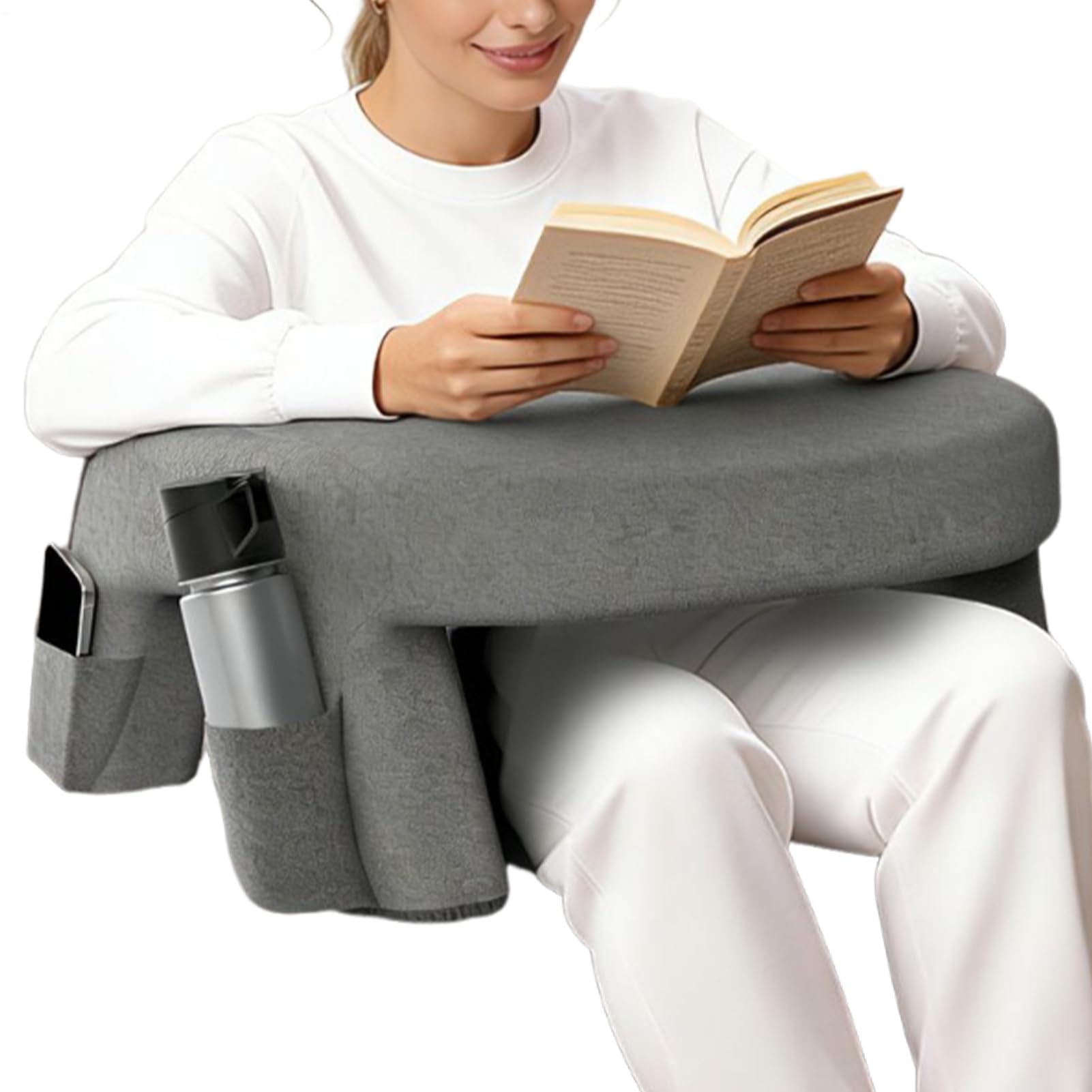 Łóżkowa Poduszka do Czytania Pianka Memory Foam Ergonomiczna Antypoślizgowa