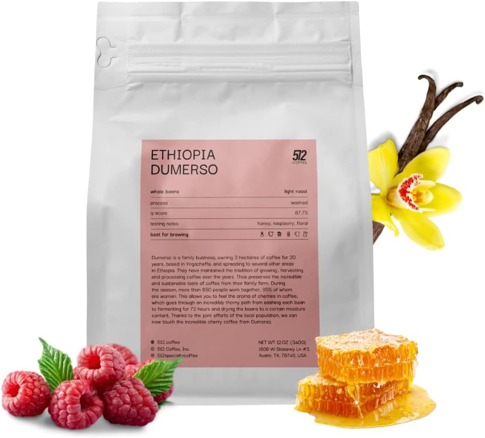 512 COFFEE Ethiopia Dumerso Yirgacheffe, 12 OZ