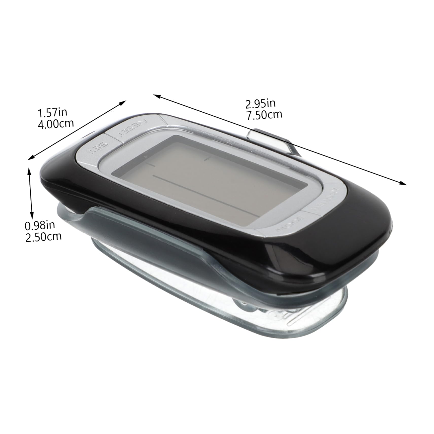 TOYANDONA 5 Pièces pédomètre podomètre pour Marcher Compteur de Pas pour Marcher comptoir Compteur de Pas pour l'extérieur podomètre pour Le Fitness Compteur portatif Abdos