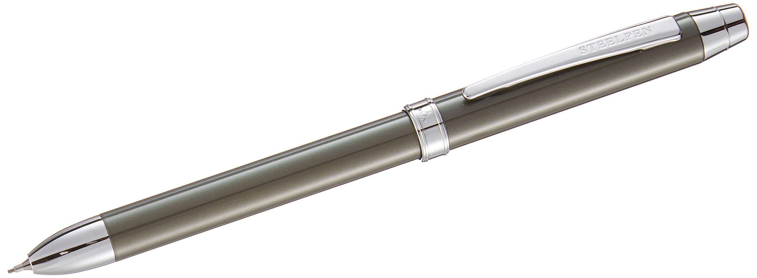 Steelpen 430-8 3 Fonksiyonlu Tükenmez Kalem Duman Rengi