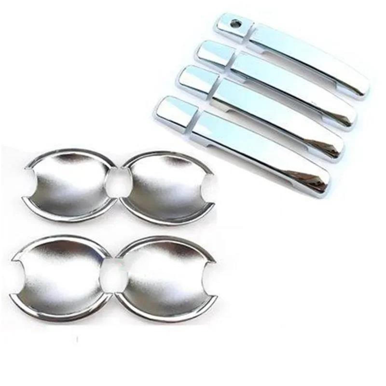 YUEYZHK Door Handle Cover Bowl Trim for Nissan for Qashqai J10 for Maxima for Frontier for Sentra for Quest for Altima 2005-2008(Style 4)