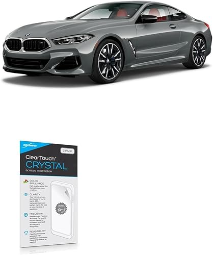 BoxWave Protector de pantalla compatible con BMW 2023 M850i Coupé Display (12.3 pulgadas)  ClearTouch Crystal (paquete de 2), película HD  Protege