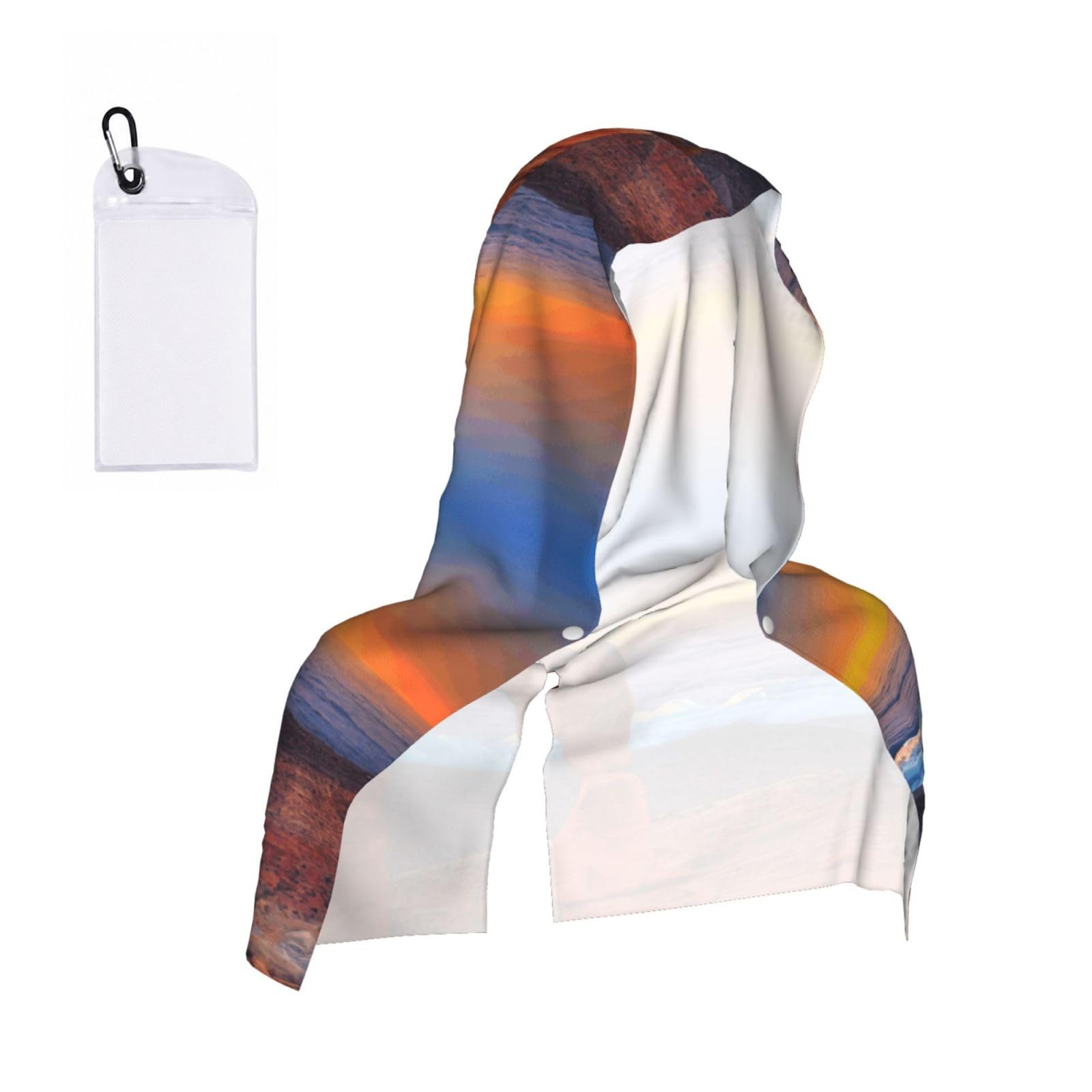 ZYJHYY Arches National Park Print Unisex Swimming Towel Practical Camping Towel Skin-Friendly Cooling Towel For Workout Training