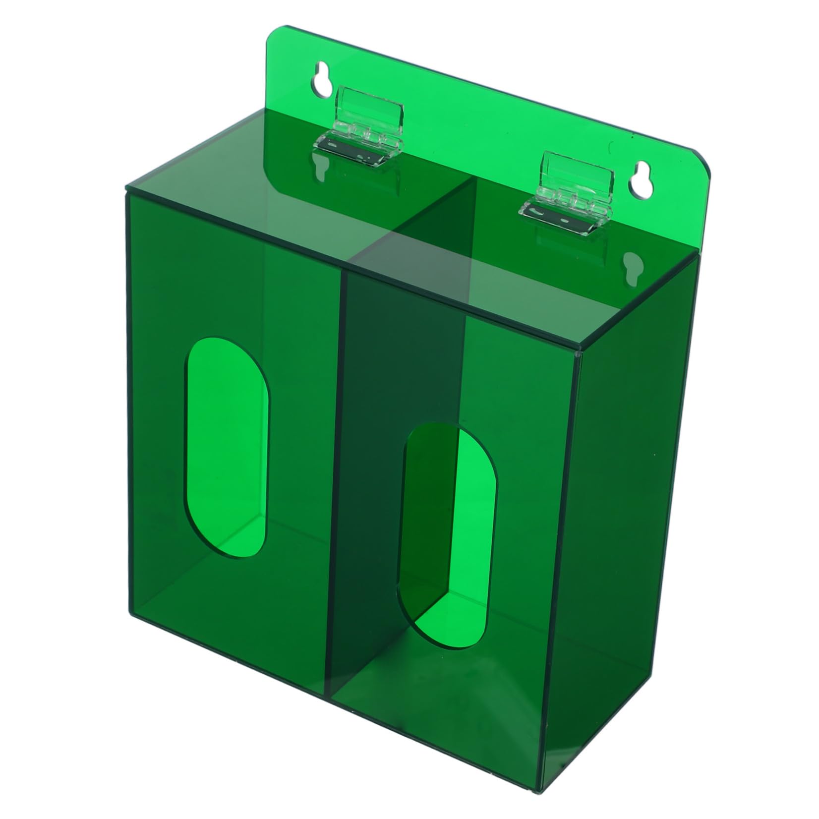 Scatola Porta Mascherine in Acrilico da Parete con Supporto per Guanti Design Salvaspazio e Materiale Resistente per Ambienti Industriali e Scientifici