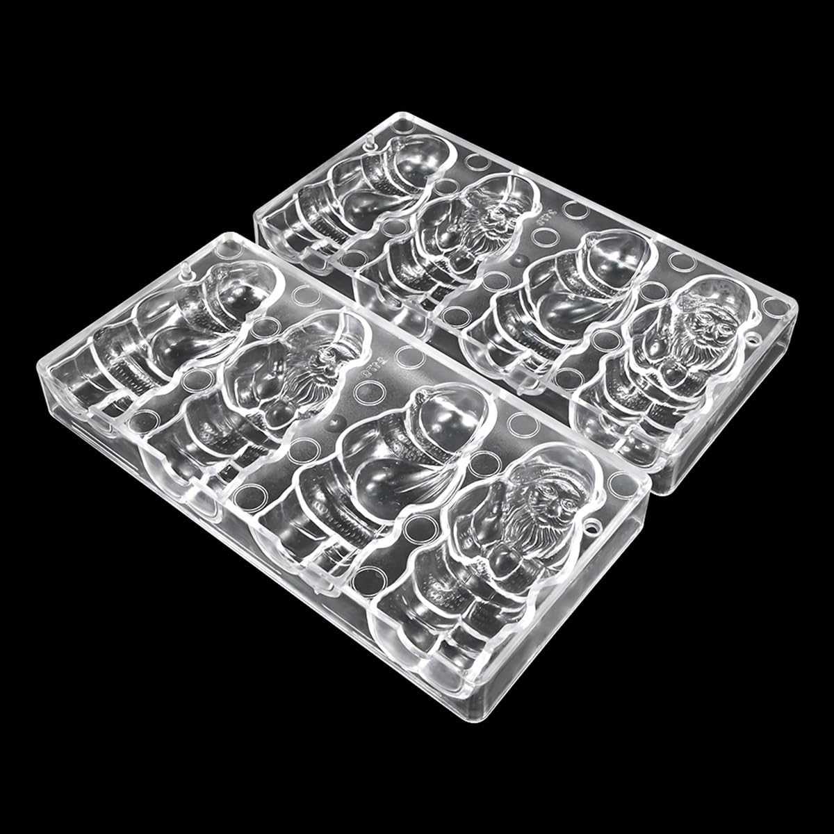 TUKE Molde de policarbonato para chocolate de alta calidad para hacer chocolate, moldes para hornear, reutilizable, antiadherente, alternativa de silicona de grado alimenticio, ideal para uso