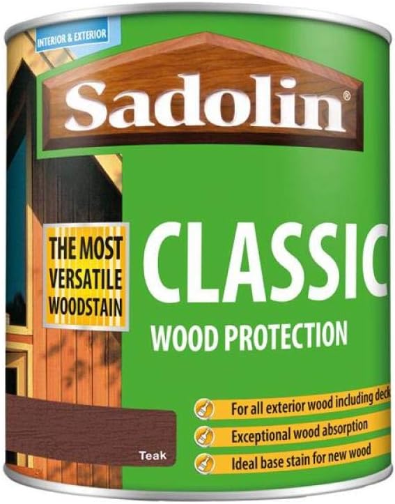 Sadolin Classic Wood Protection 1 litre - Teak, 1Litres - Image 3