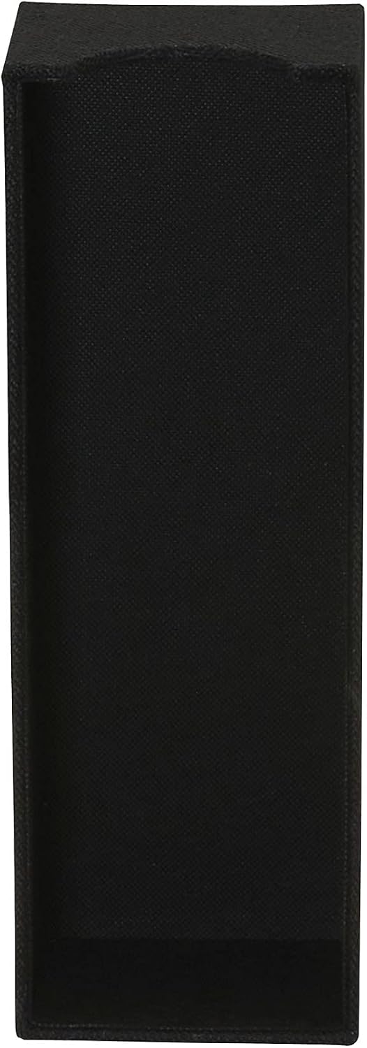 Household Essentials Hard‑Sided Narrow Drawer Organizer Tray, Black, Set of 2 image 4