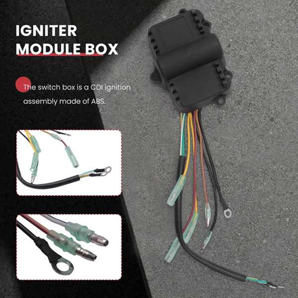 Caja de Interruptores CDI Power Pack 339-7452A15 para Fueraborda para Mercury Mariner 6Hp 8Hp 9.9Hp 10Hp 15 20 25 35Hp 339-7452A19 18-5777