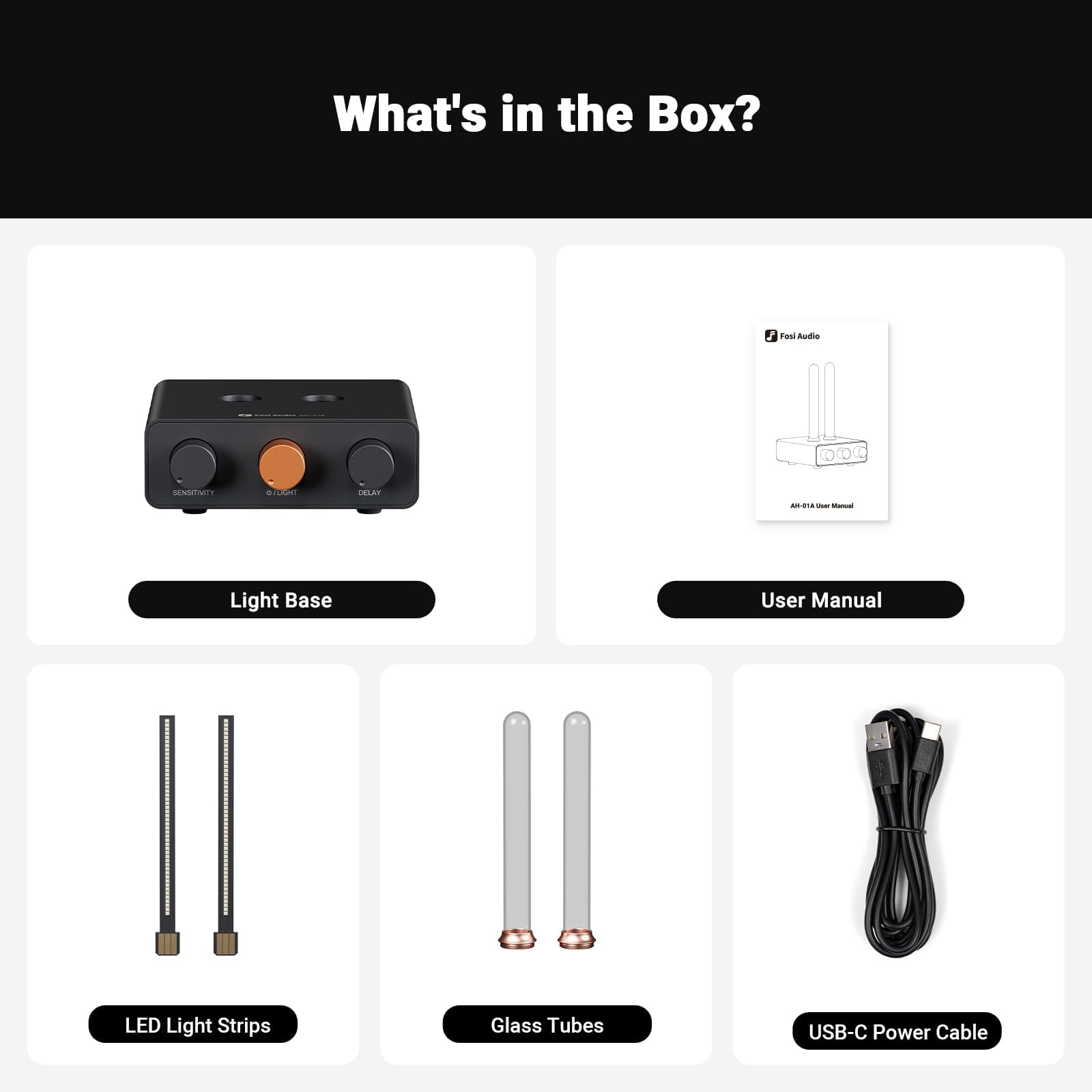 Fosi Audio BOX X2 Preamplificatore Phono e Music Visualizer