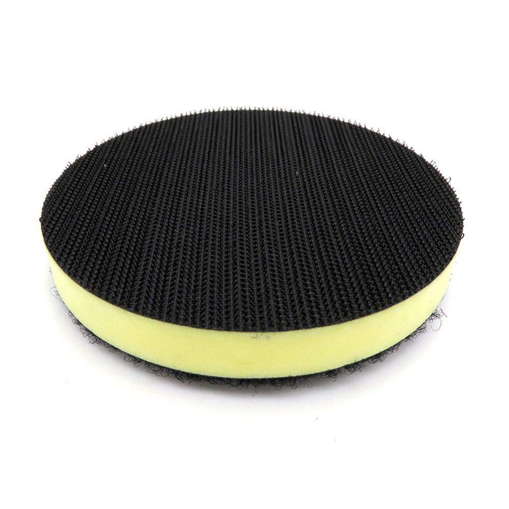 5PCS 5"125MM PU Almohadilla de interfaz de espuma Densidad media Gancho y Aro Lijadora Almohadilla de respaldo Almohadilla de pulido Herramientas eléctricas Piezas