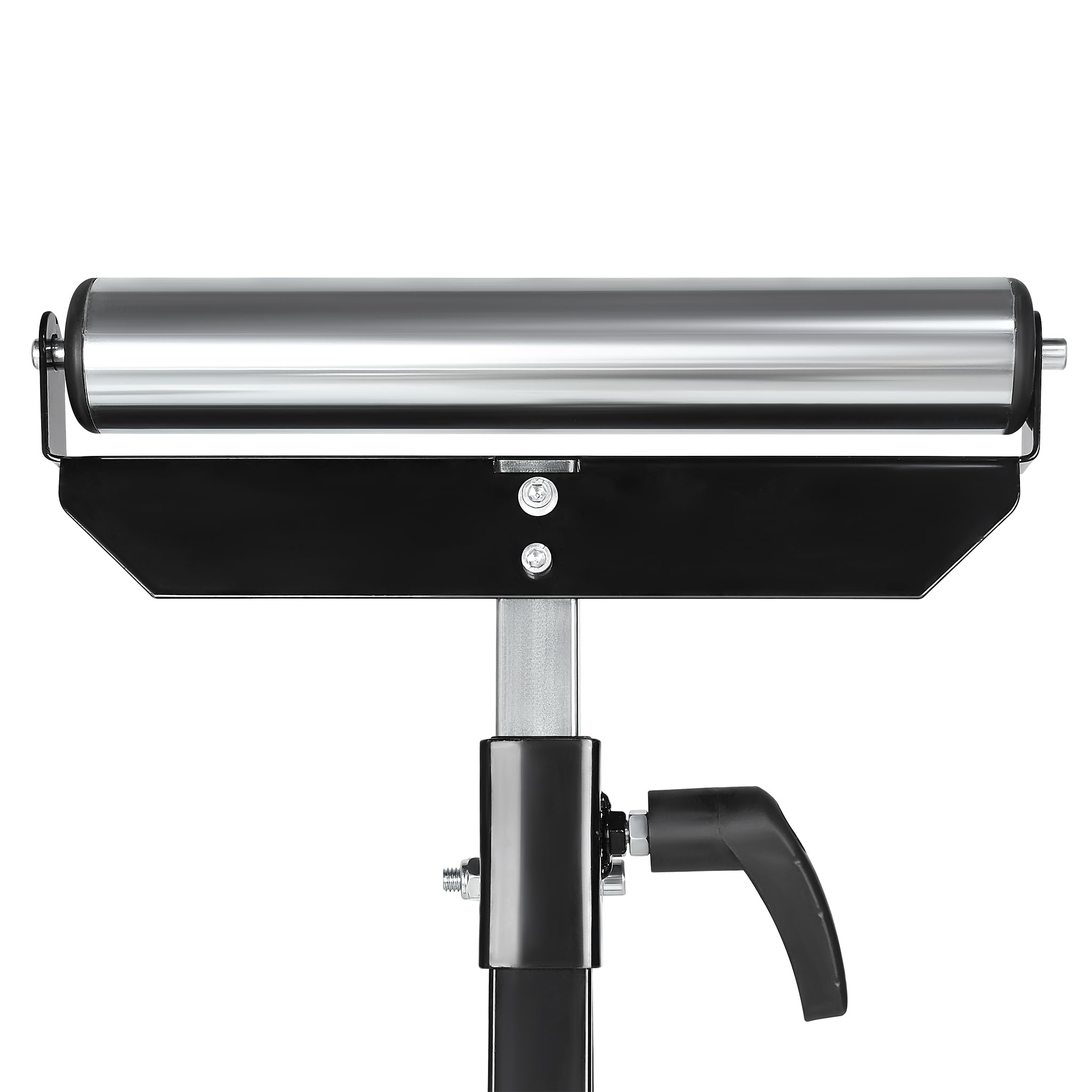 2 x caballete con ruedas de altura regulable 68-107 cm, plegable, de metal, 30 cm de ancho, con pies antideslizantes, hasta 60 kg, color negro