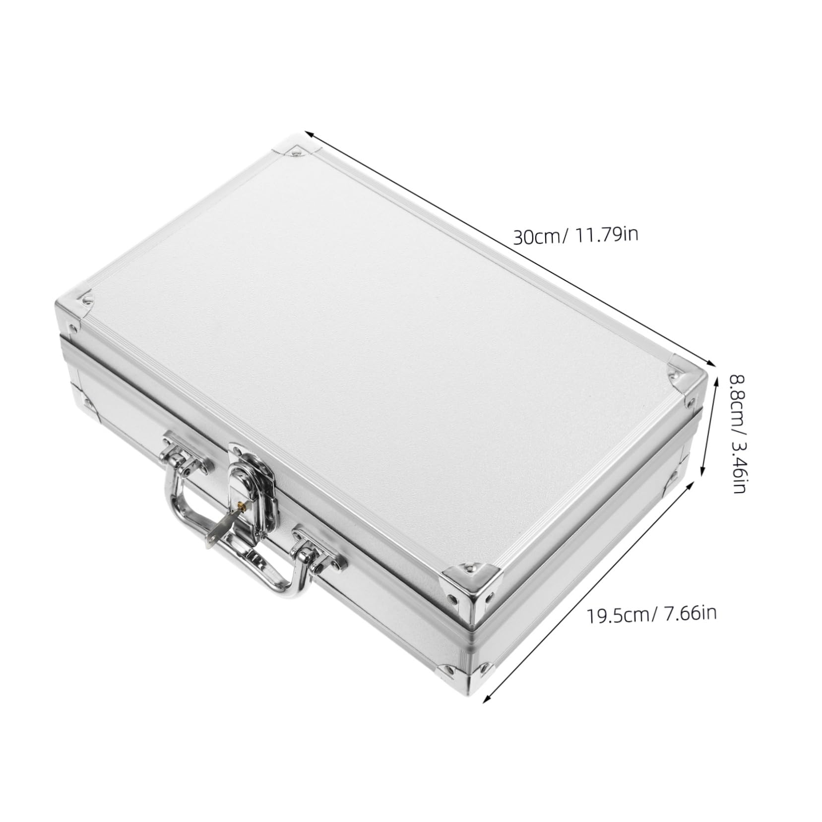 Mipcase Valigetta in Lega di Alluminio Argento con Multifunzionale Organizzazione Utensili e Versatile Utilizzo per Cantieri e Ufficio Colore Casuale