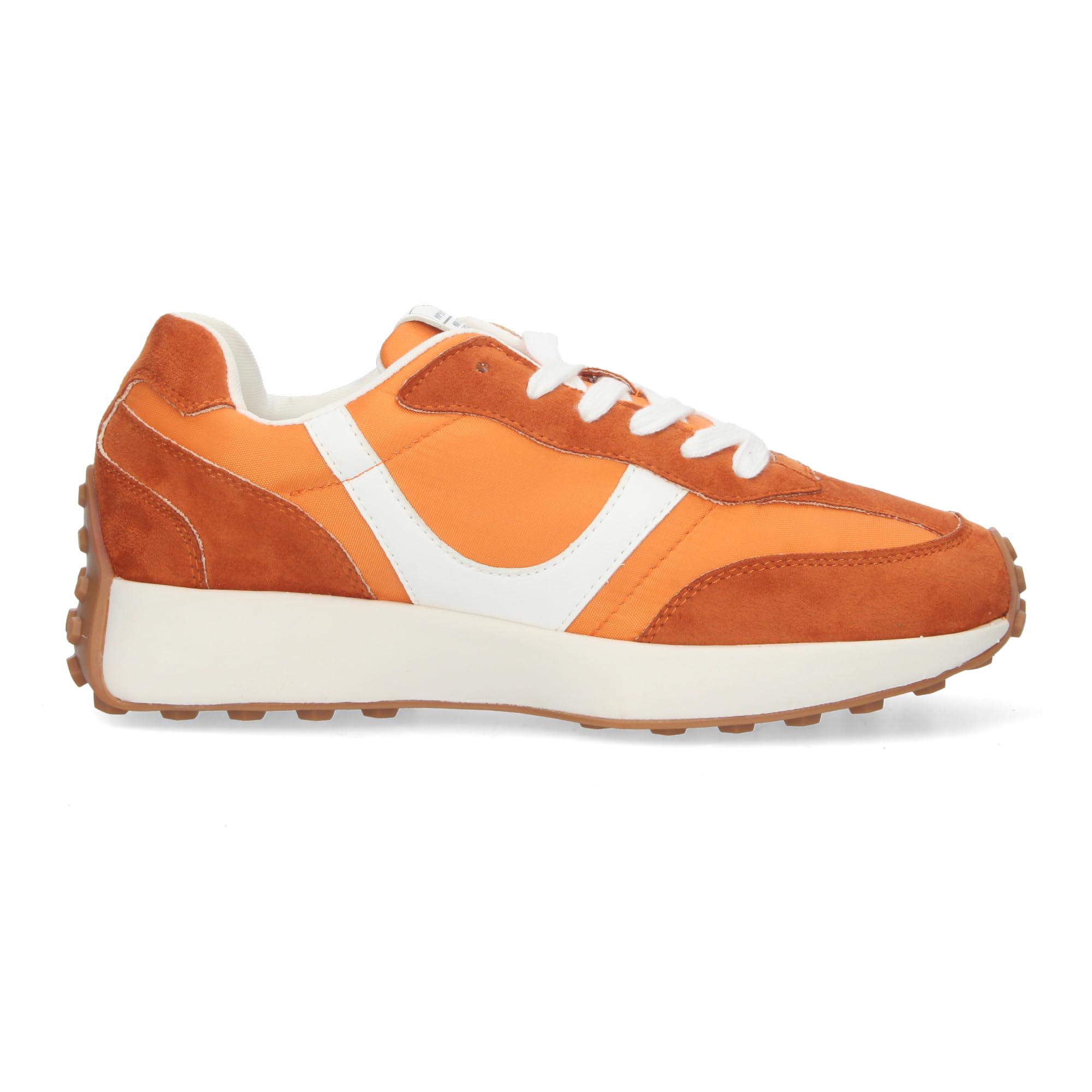 Zapatillas Deportivas Casual de Mujer, de Diseno Moderno Cierre de Cordones y Detalle en los Laterales.