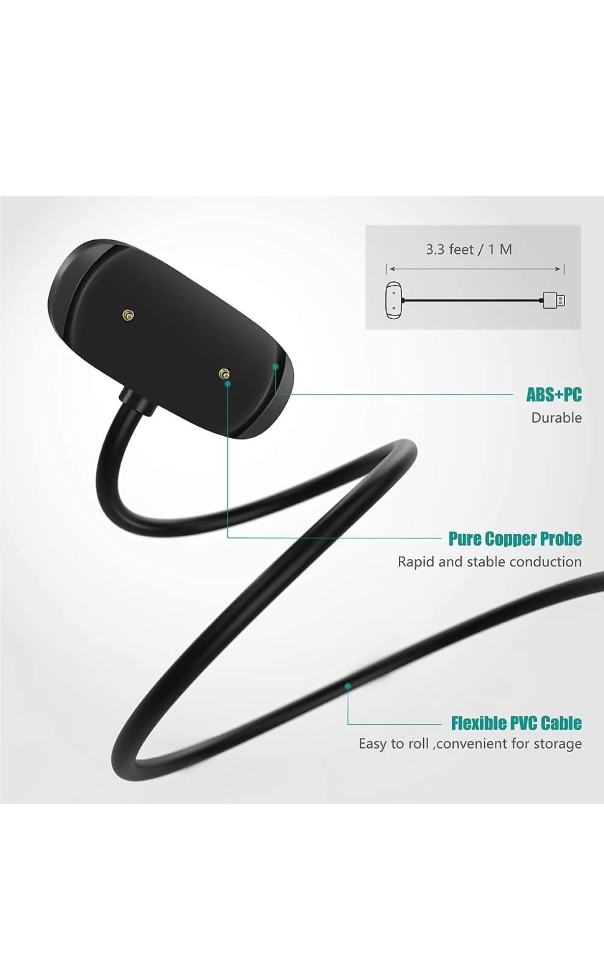 Amazfit Charger Cable - Black -3