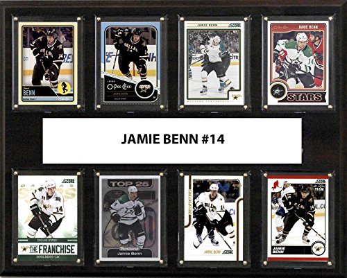 NHL Minnesota Wild Men's Jamie Benn 8-Card Plaque, Brown