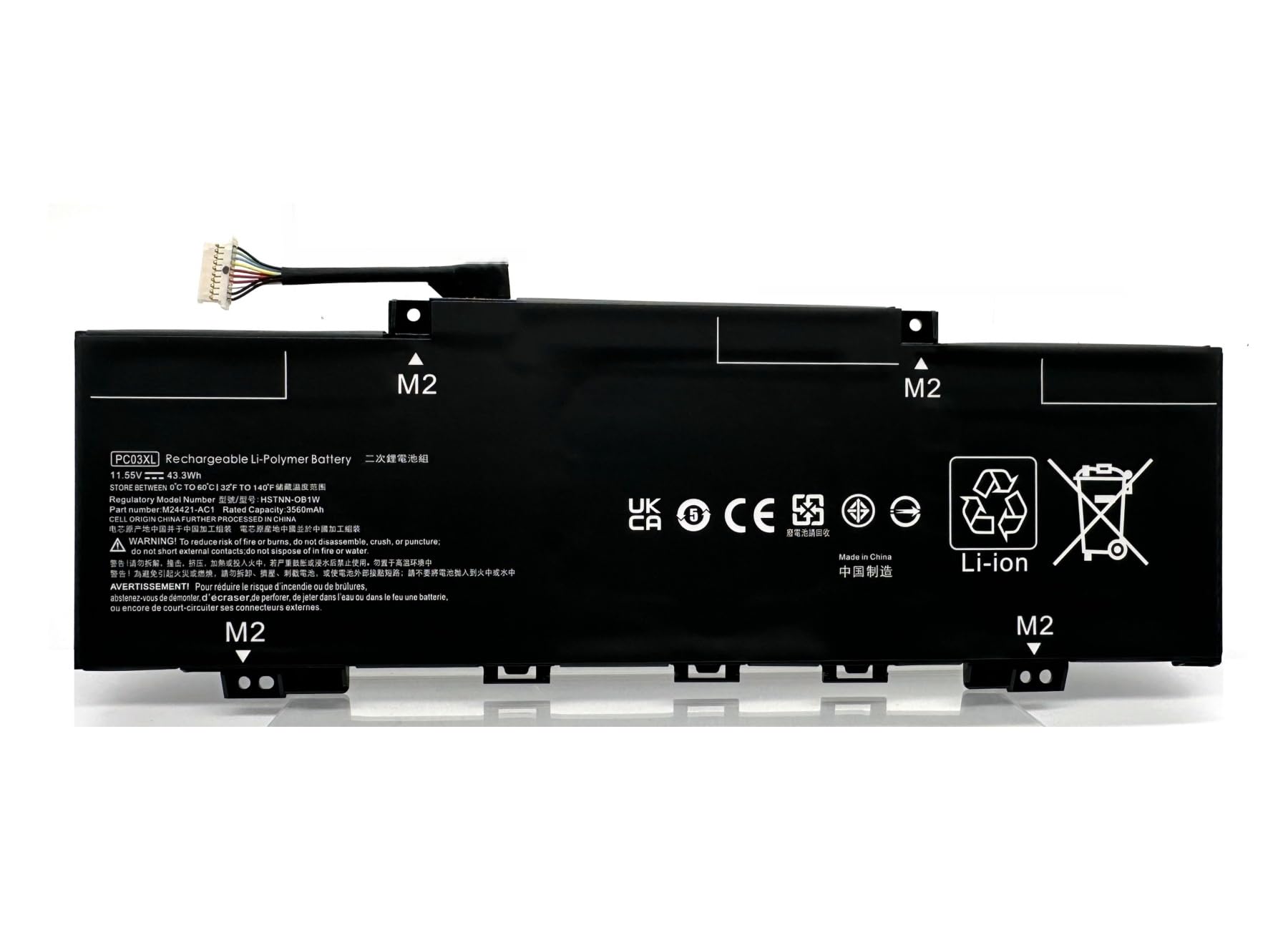 Amazon.com: Yafda PC03XL Battery Replacement for HP Pavilion Aero