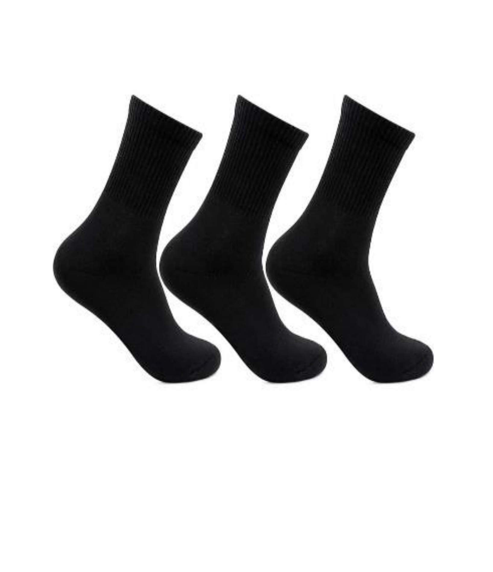 Regalia Procot Socks for Men BLACK"ELITE"(CUSHIONED,ODOUR FREE, COMBED ORGANIC COTTON) Pack of 3 Socks-image-23