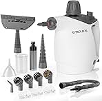 Handheld Steam Cleaner, Steam Cleaner with 16 PCS Accessory & Safety Lock, 500ML Large Capacity Natural Surface Steam for Cleaning, Multipurpose Steamer for Home, Car, Bathroom, Grease (White)