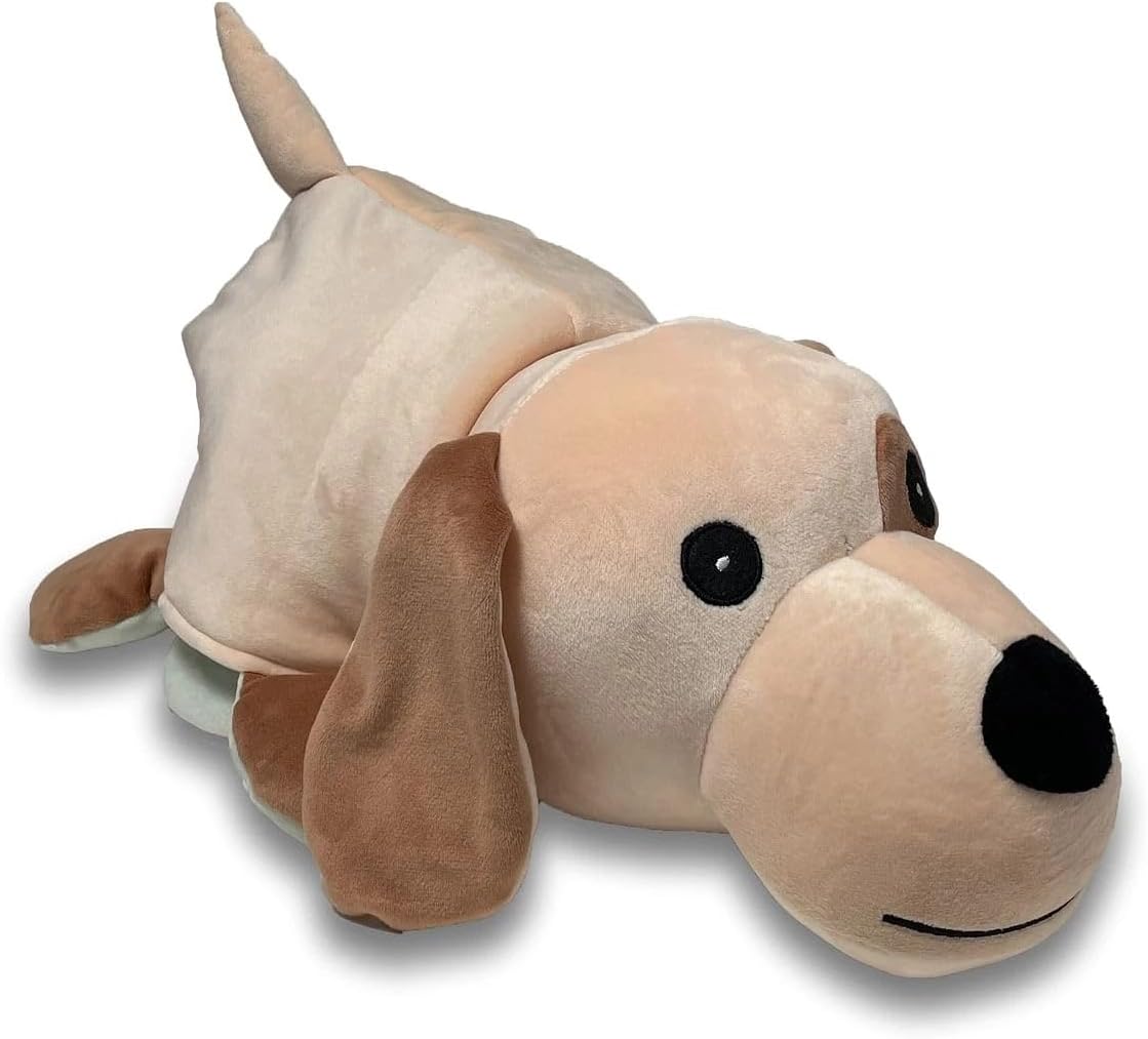 HamleysFuzzbuzz Reversible Dog and Elephant Soft Toy