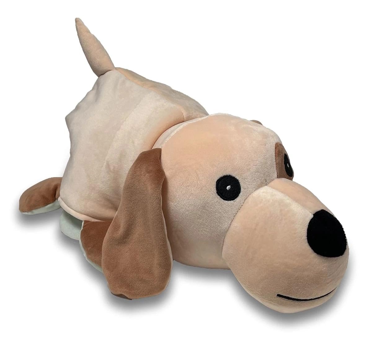 HamleysFuzzbuzz Reversible Dog and Elephant Soft Toy